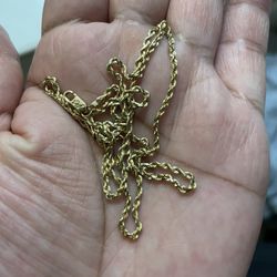 MICHAEL ANTHONY 14K YELLOW GOLD ROPE CHAIN Necklace Lobster Men’s 18” 2mm