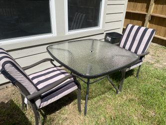 Patio set  & New Umbrella 