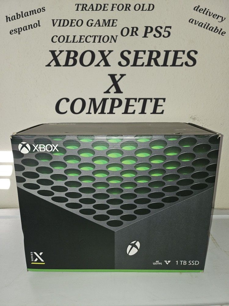 XBOX SERIES X COMPLETE SELL OR TRADE
