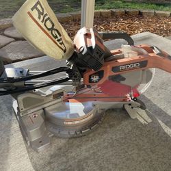10” RIGID Sliding Compound Miter Saw