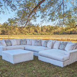 Oversized Sectional Sofa Loveseat 