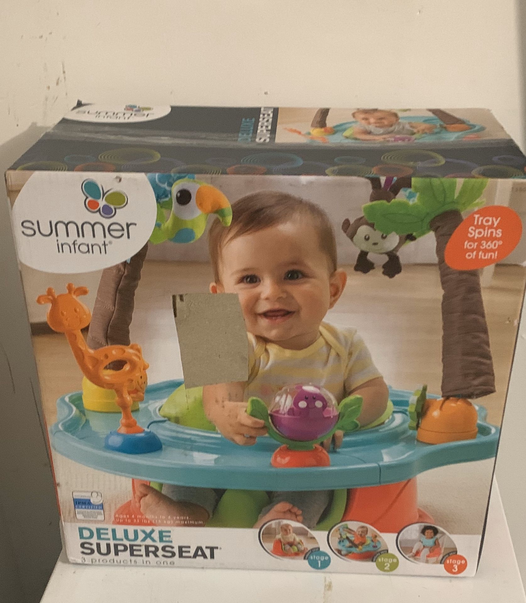 Summer 3-Stage Deluxe SuperSeat, Wild Safari