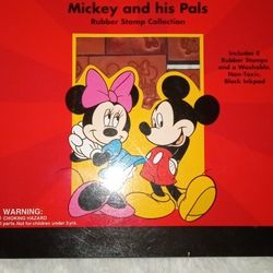 Mickey And His Pals Rubber Stamp Collection 