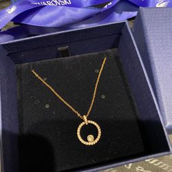 Swarovski pendant rose gold
