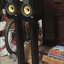 DRPRO SMS1BK Wood Studio Monitor Stand (Pair)