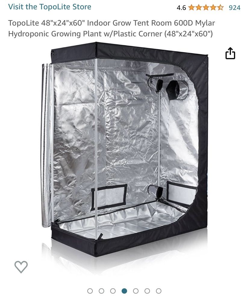 2X4 Indoor Grow Tent With 2 Grow lights