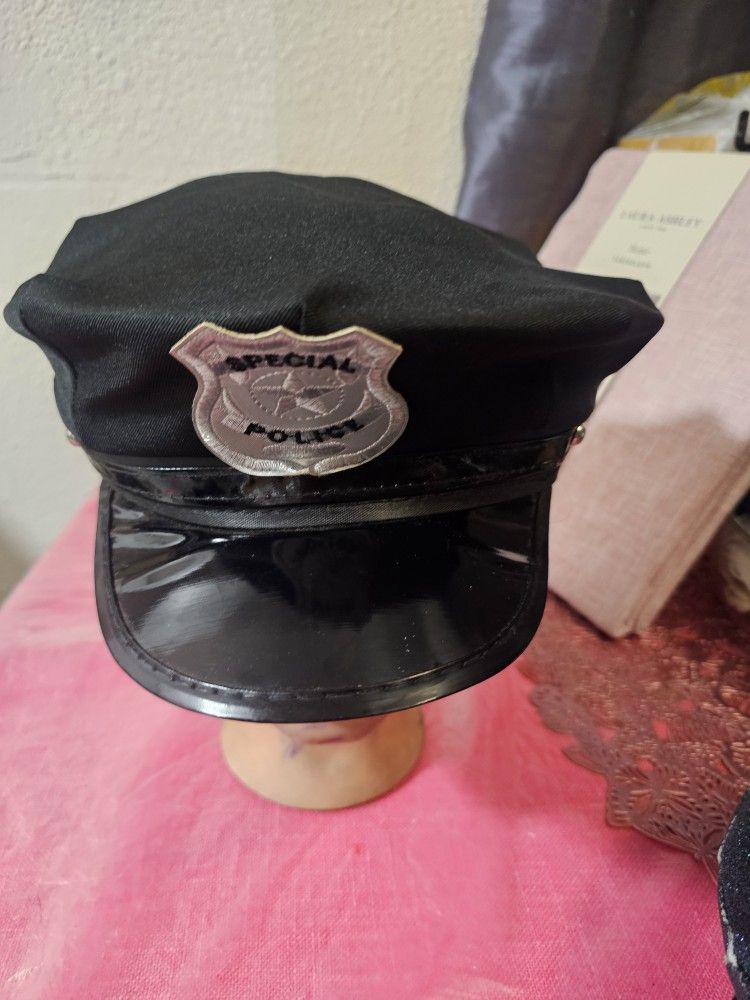 Police Hat Black