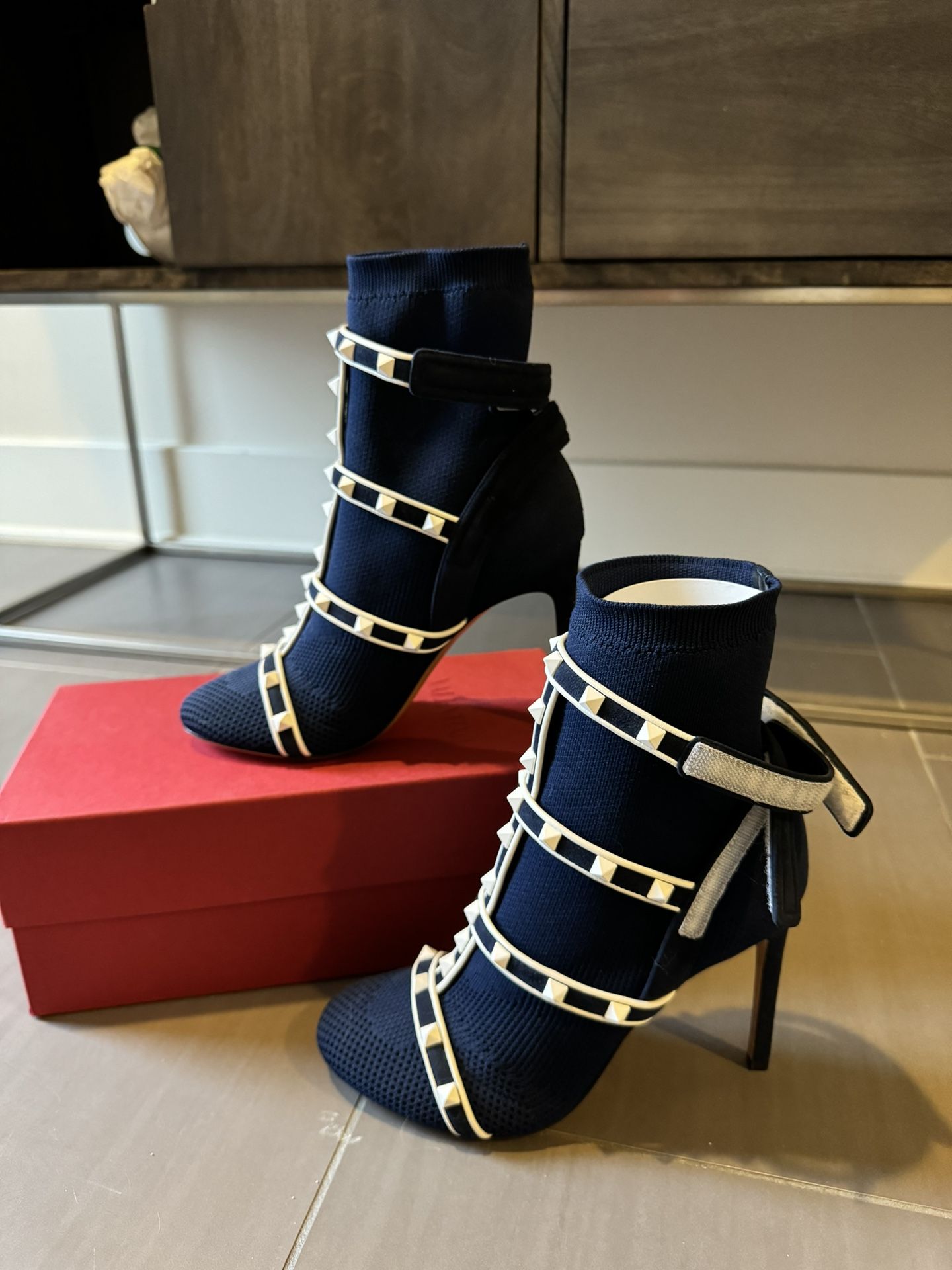 Valentino Rockstud Sock Boots