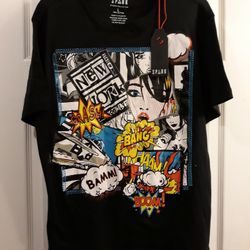 Graphic Comic T-Shirt Large