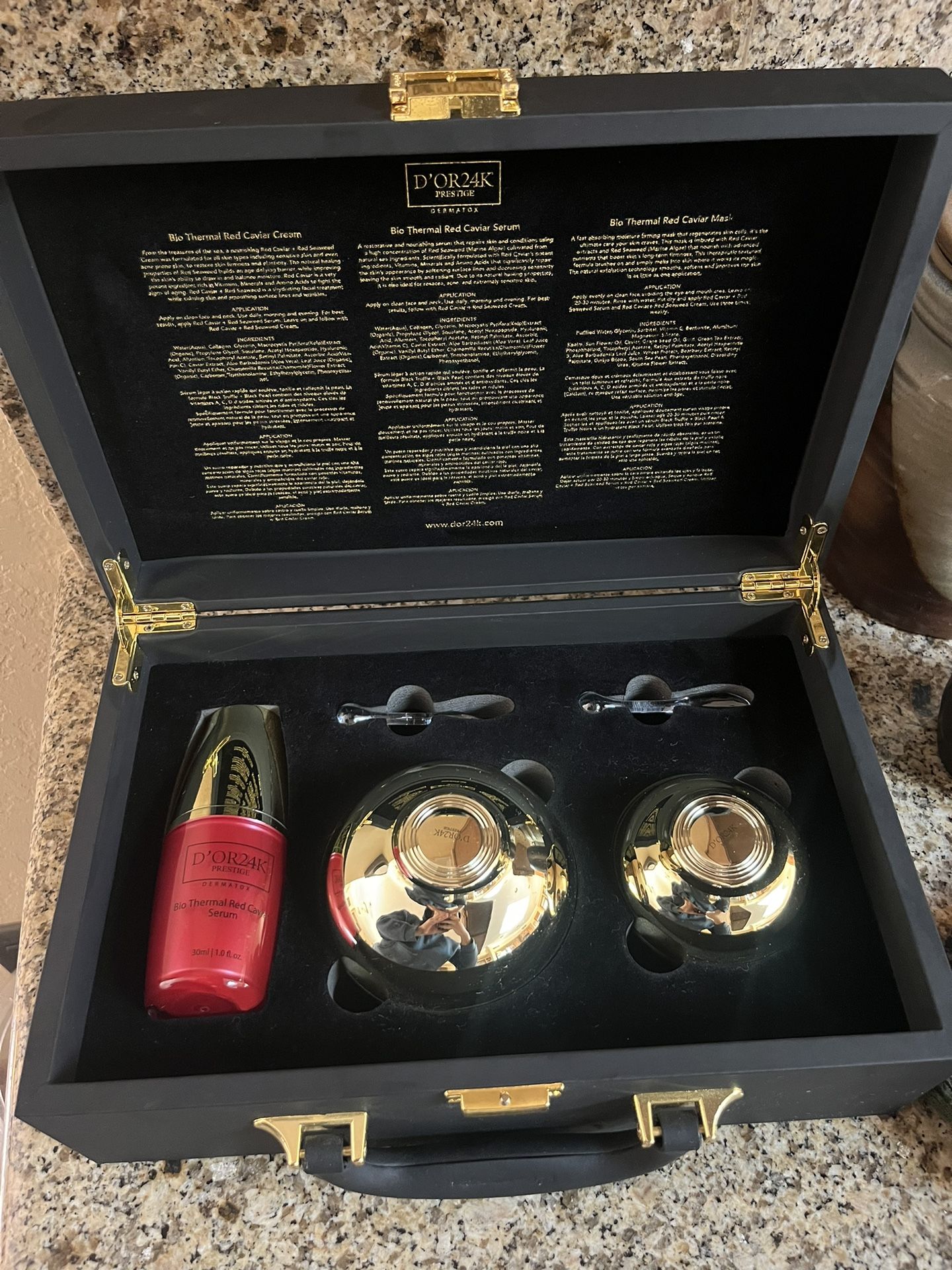 D’OR24K Prestige Dermatox Ultimate Red Caviar Set