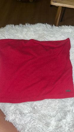 red hollister tube top