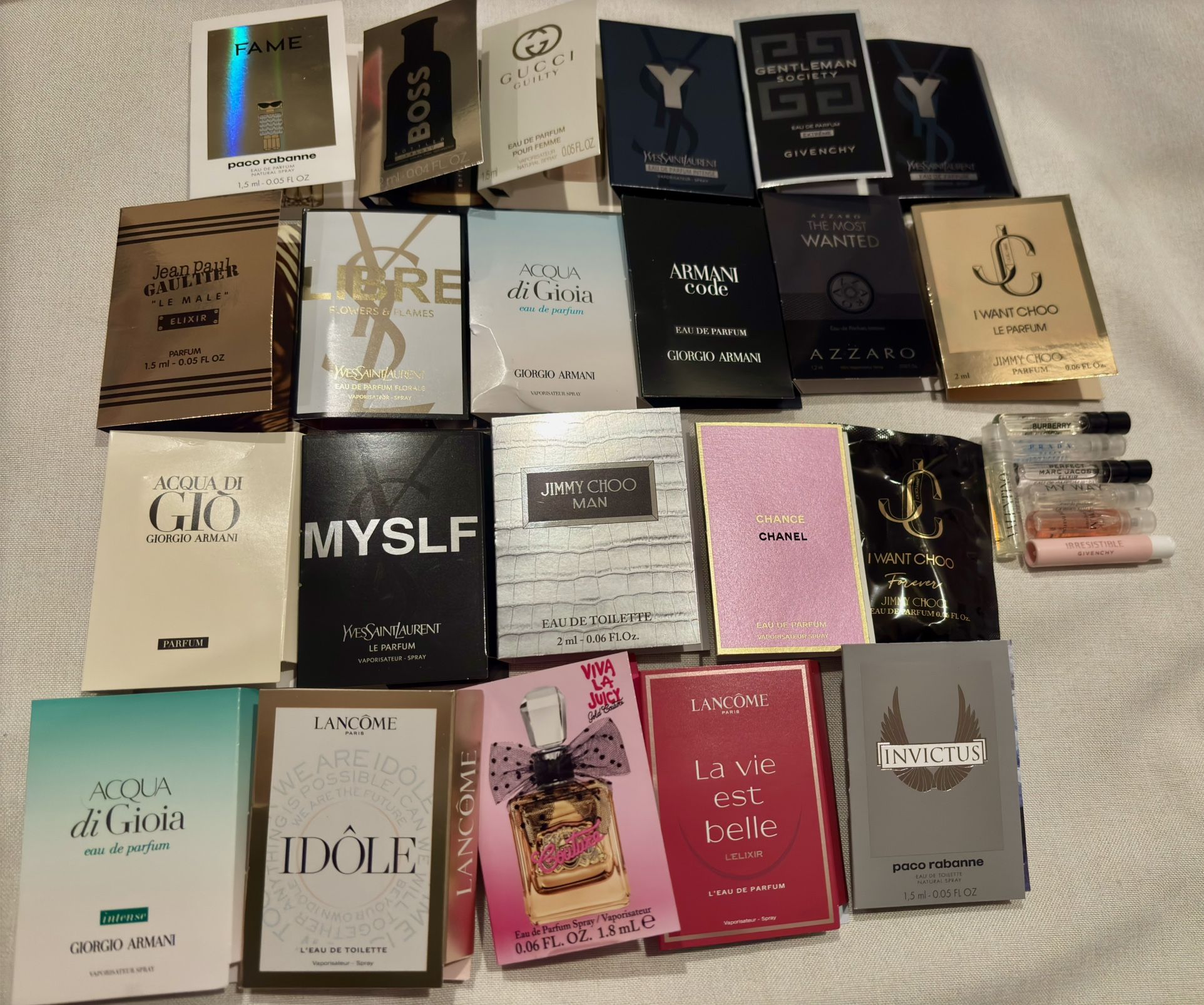 Parfum Cologne Fragrance Lot 29 Samples