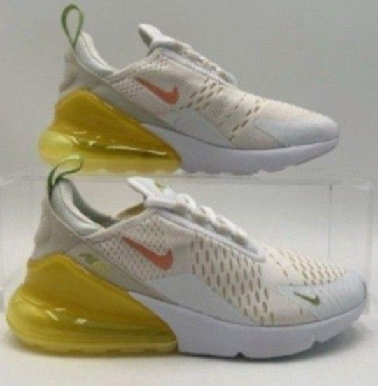 Nike Air Max 270 White Crimson Bliss Athletic DV2184 100.  Women's Size 6
