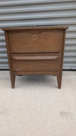 Vintage Wood Nightstand