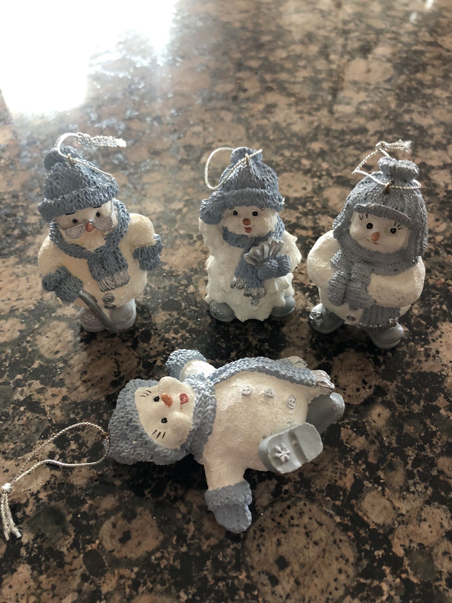 Snow Buddies Hanging Ornaments, all 4 for $15