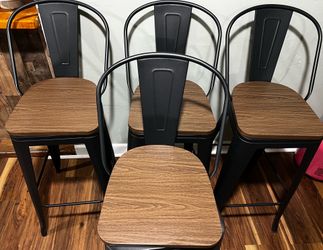 Farmhouse Metal Barstools