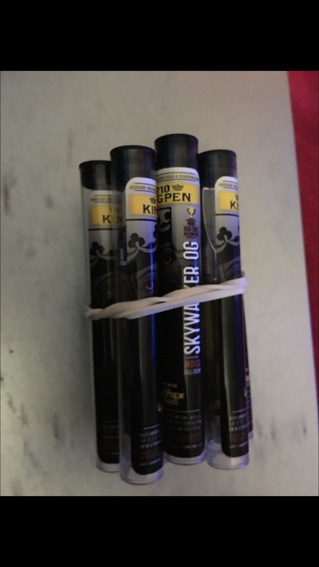 King pen honeycomb clear oil cartridge