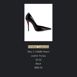 Miss Z Christian Louboutin 100MM 