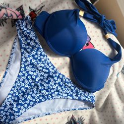 Royal Blue Bathing Suit