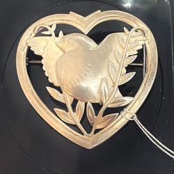 Sterling Coro Norseland Dove Brooch