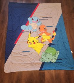 Pokémon Twin Reversible Comforter - Franco Lightweight Blanket
