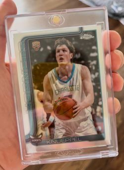 Kon Knueppel silver foil topps chrome