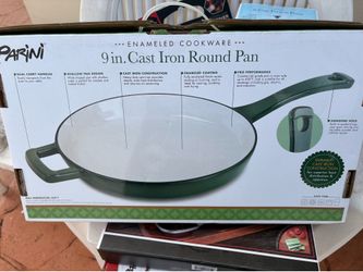 9 in round iron pan