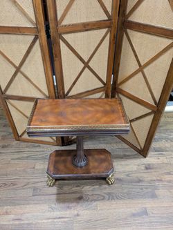 maitland smith mahogany rectangular occasional table
