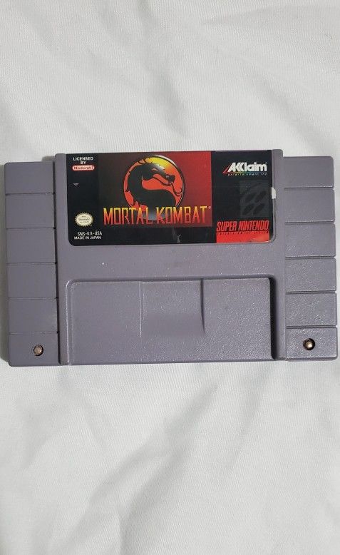 Super Nintendo Game Mortal Kombat