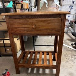 Handmade Wooden Side Table / Nightstand / Printer Stand / Tv Stand 