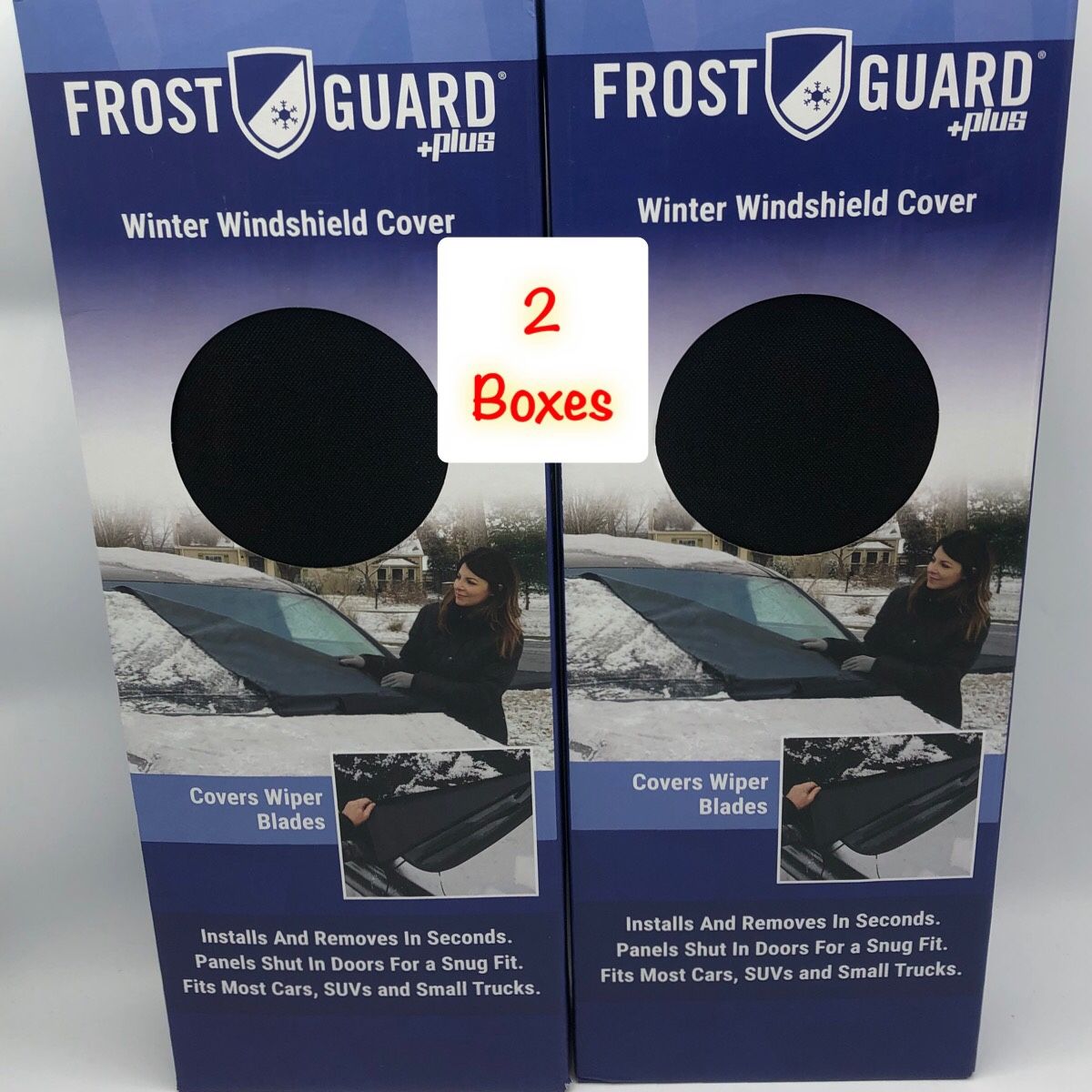 Frost Guard Winter Windshield Cover 2 Boxes