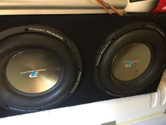 Power acoustik 12” speaker box