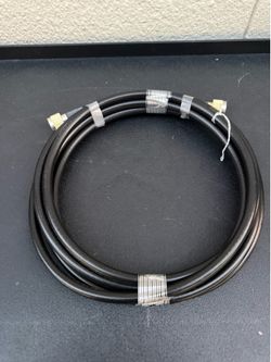 Coaxial Antenna Cable with PL-259 Connectors - 15ft