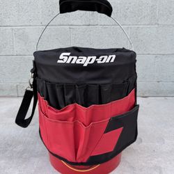 Snap On Tools 5 Gallon Bucket Caddy Tool Bag Storage Travel Case Snap-On Racing  Happy to answer any questions you may have!  World-wide shipping and 