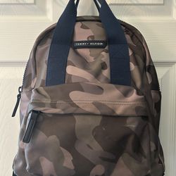 Tommy Hilfiger Small Camo Backpack Purse