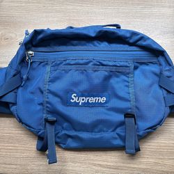 Blue Supreme Waist Bag SS16