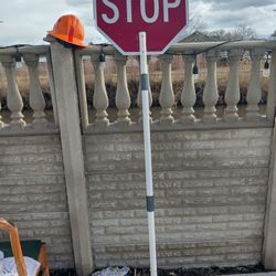 Traffic Control paddle. Flaggers