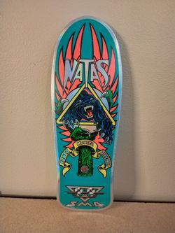 SANTA MONICA AIRLINES Natas Kaupas 2021 REISSUE Skateboard Deck Blind Bag IN SHRINK WITH STICKER