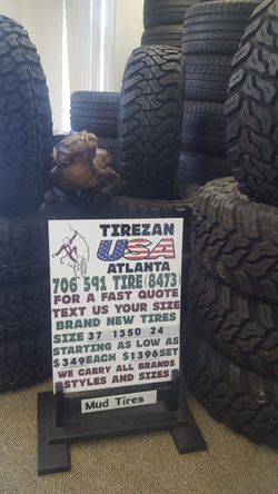 37 1350 24 MT BRAND NEW TIRE TIRES $349 EACH $1396 SET