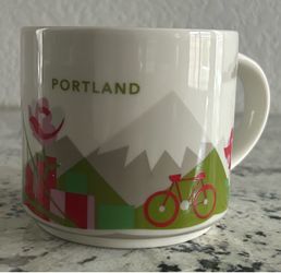 Starbucks Portland Oregon Coffee Mug Cup You Are Here Series 14 Oz