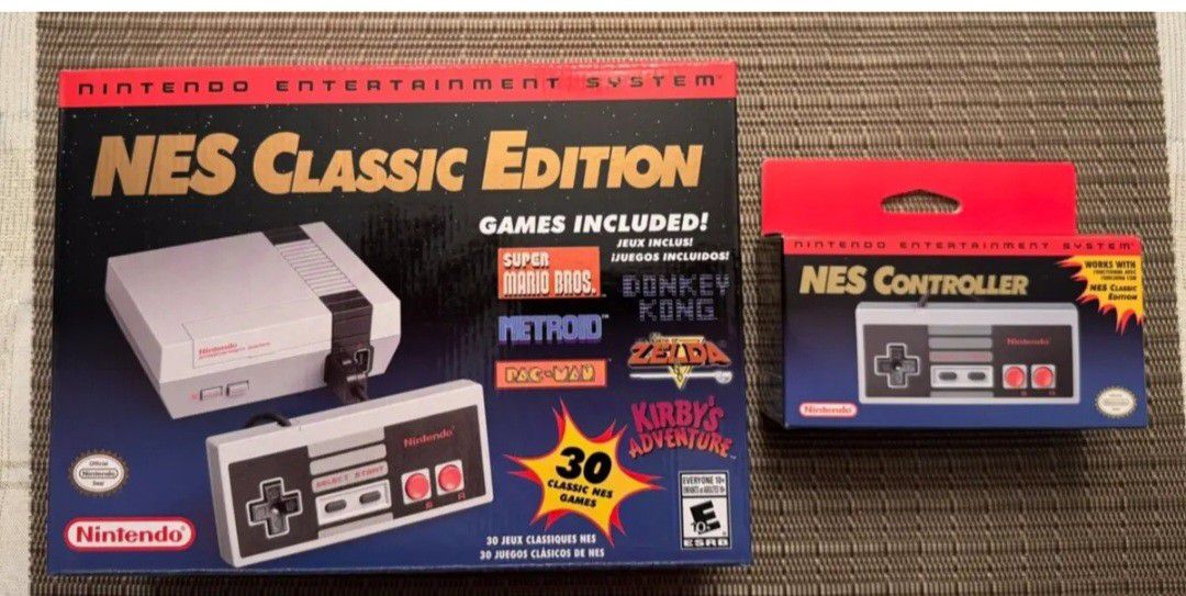 New Nes Classic Edition With New Controller 