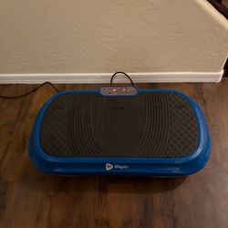 Lifepro vibration plate blue and black