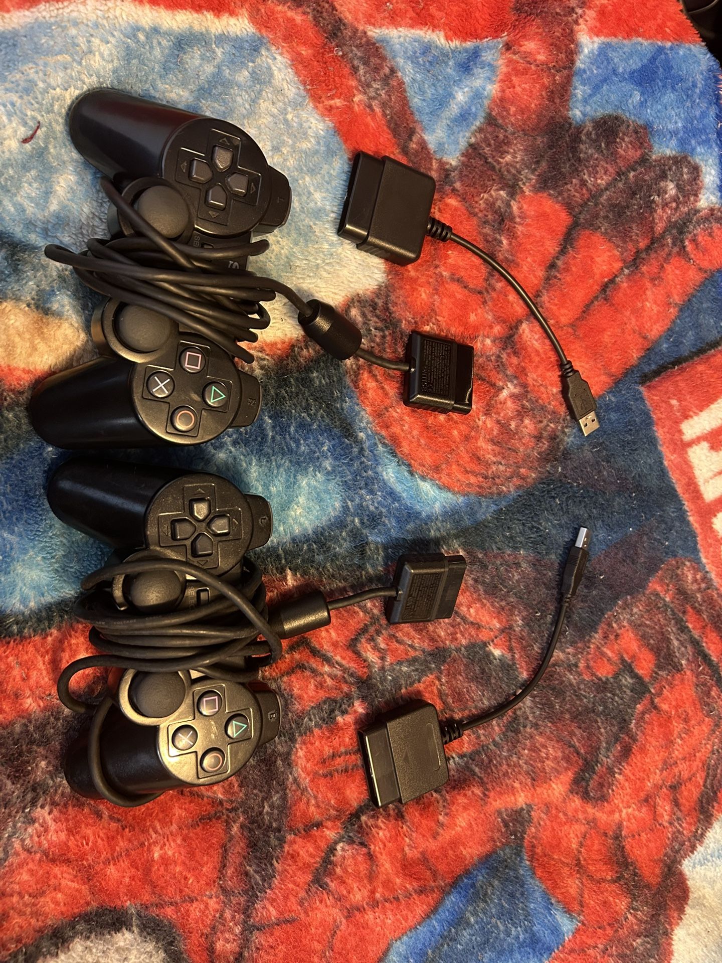 Ps2 Controllers With A Converter Letting You Play On Pc Laptop It PS3