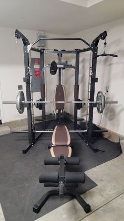 Marcy Smith Cage Machine with Workout Bench