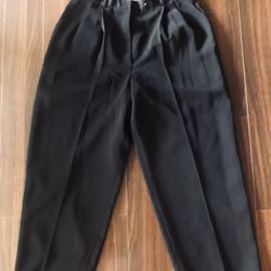 Dressy Fully Lined Pants by Charter Club size Petite Black 12P New Never Worn