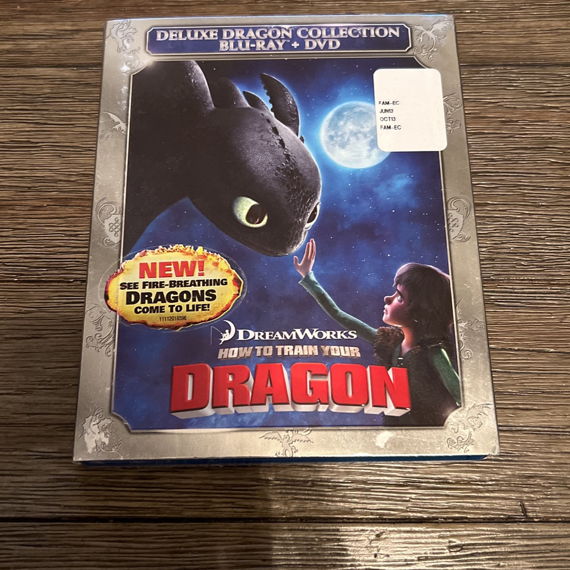 How To Train Your Dragon Deluxe Edition BluRay/DVD