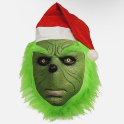 Latex Mask Horse Green Monster Santa Claus for Christmas, Halloween & Holiday