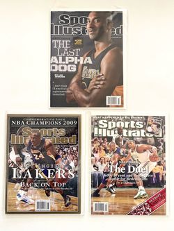 KOBE BRYANT - Sports Illustrated 3 Magazine Lot