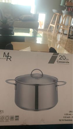 Deep casserole 2 handles