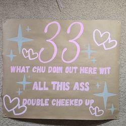 Birthday Banner 🎂 Turning 33